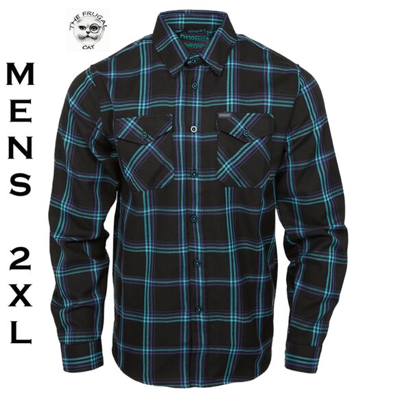 DIXXON FLANNEL x SHREDDY Flannel Shirt Collab - Gen 3 - Men's 2XL - Picture 1 of 6